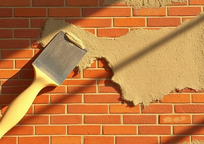 Application d'un enduit décoratif à la lisseuse sur un mur
